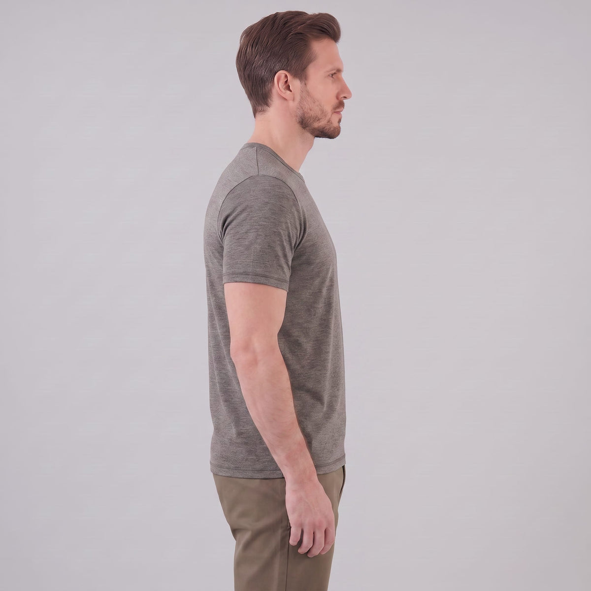 Herren Jerseyshirt mit Rundhalsausschnitt | Gerald