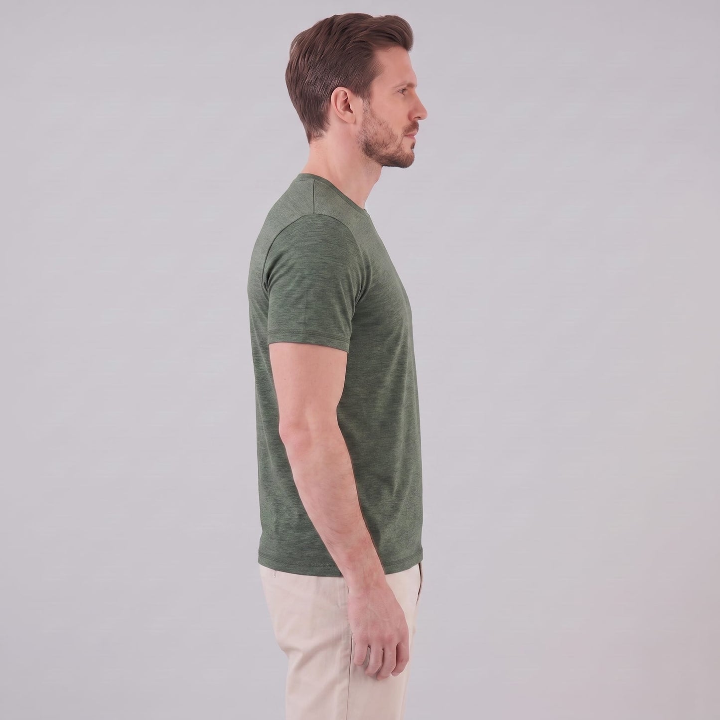 Herren Jerseyshirt mit Rundhalsausschnitt | Gerald_4
