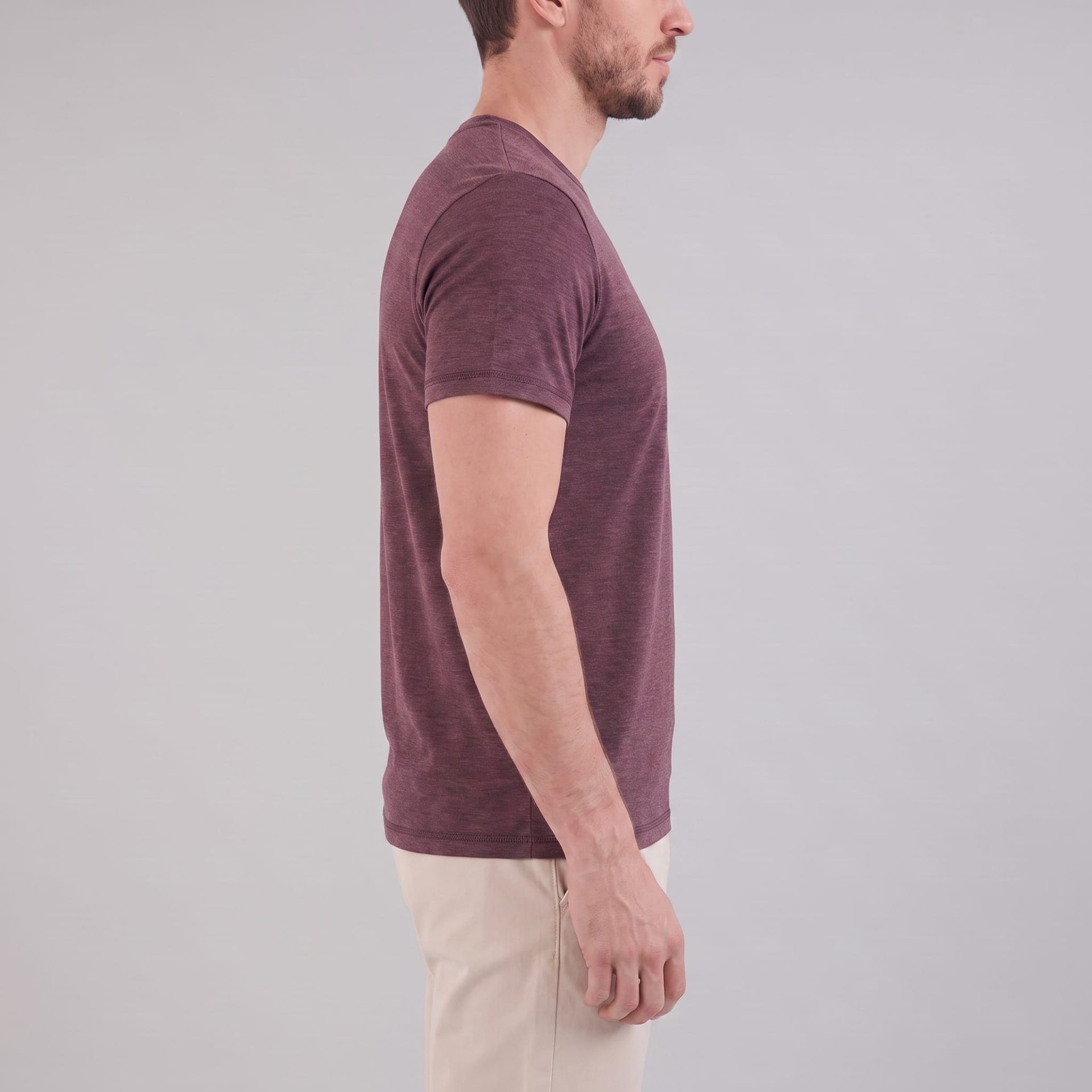 Herren Jerseyshirt mit Rundhalsausschnitt | Gerald