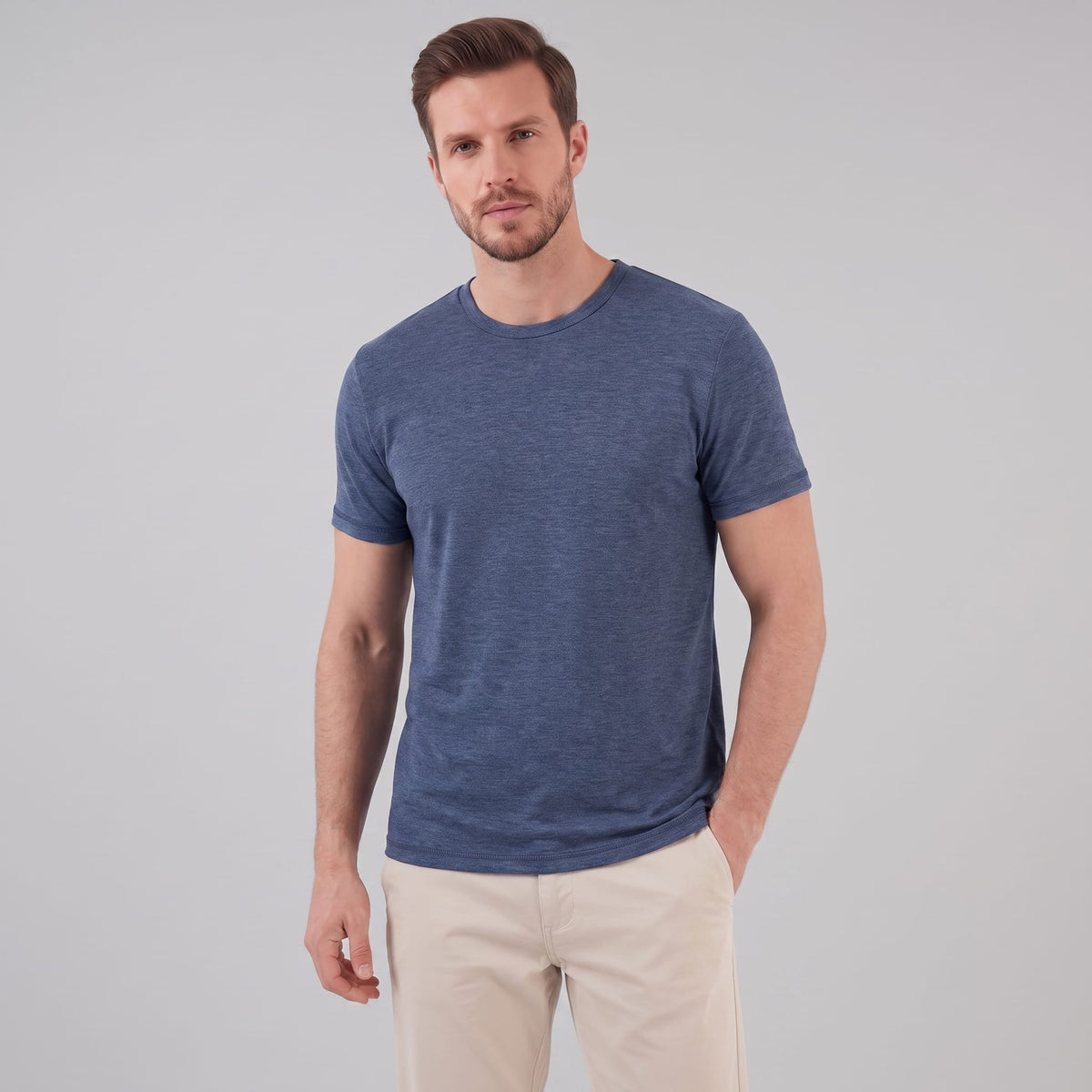 Herren Jerseyshirt mit Rundhalsausschnitt | Gerald_66