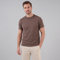 Herren Baumwollshirt in Melange-Optik | Gerhard