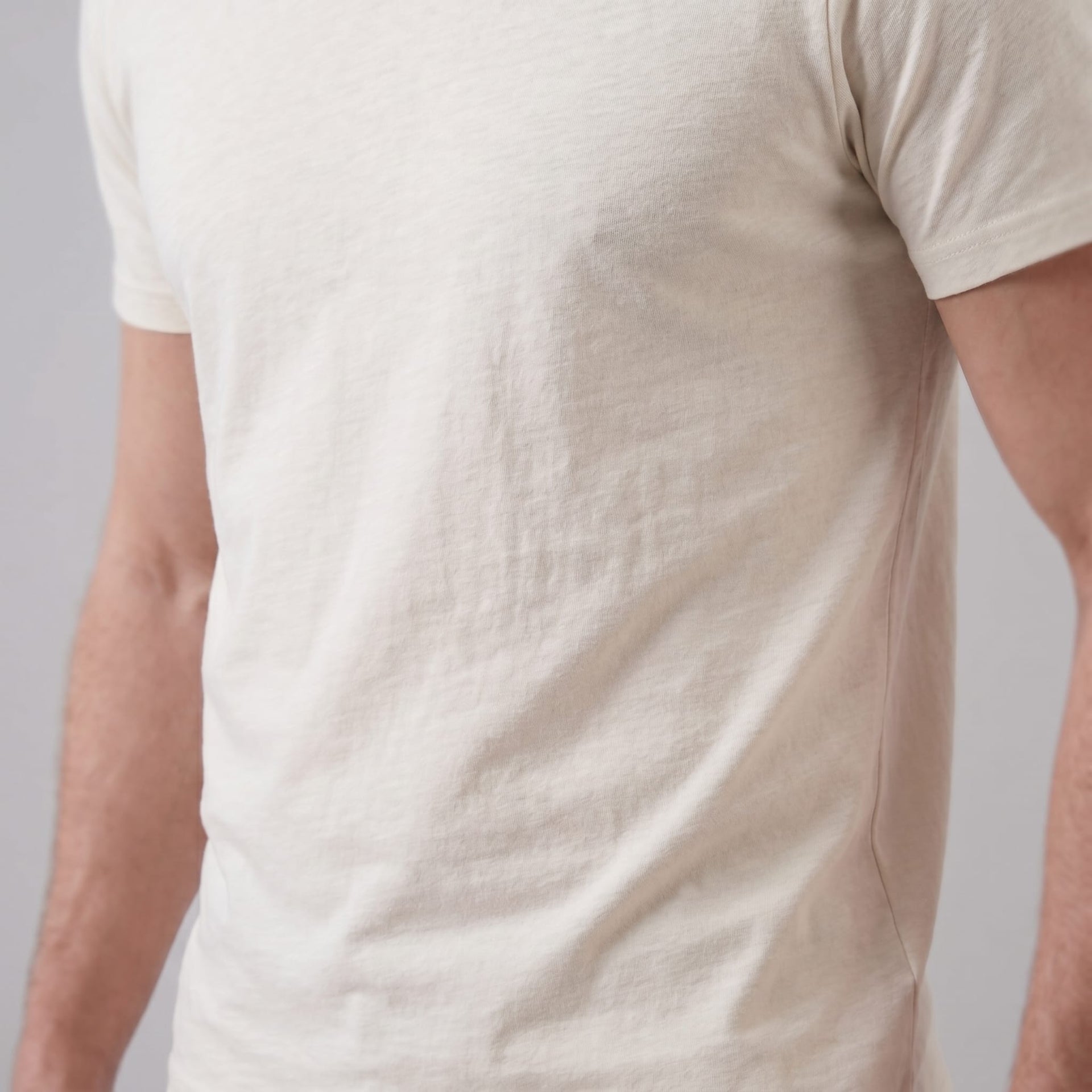 Herren Baumwollshirt in Melange-Optik | Gerhard