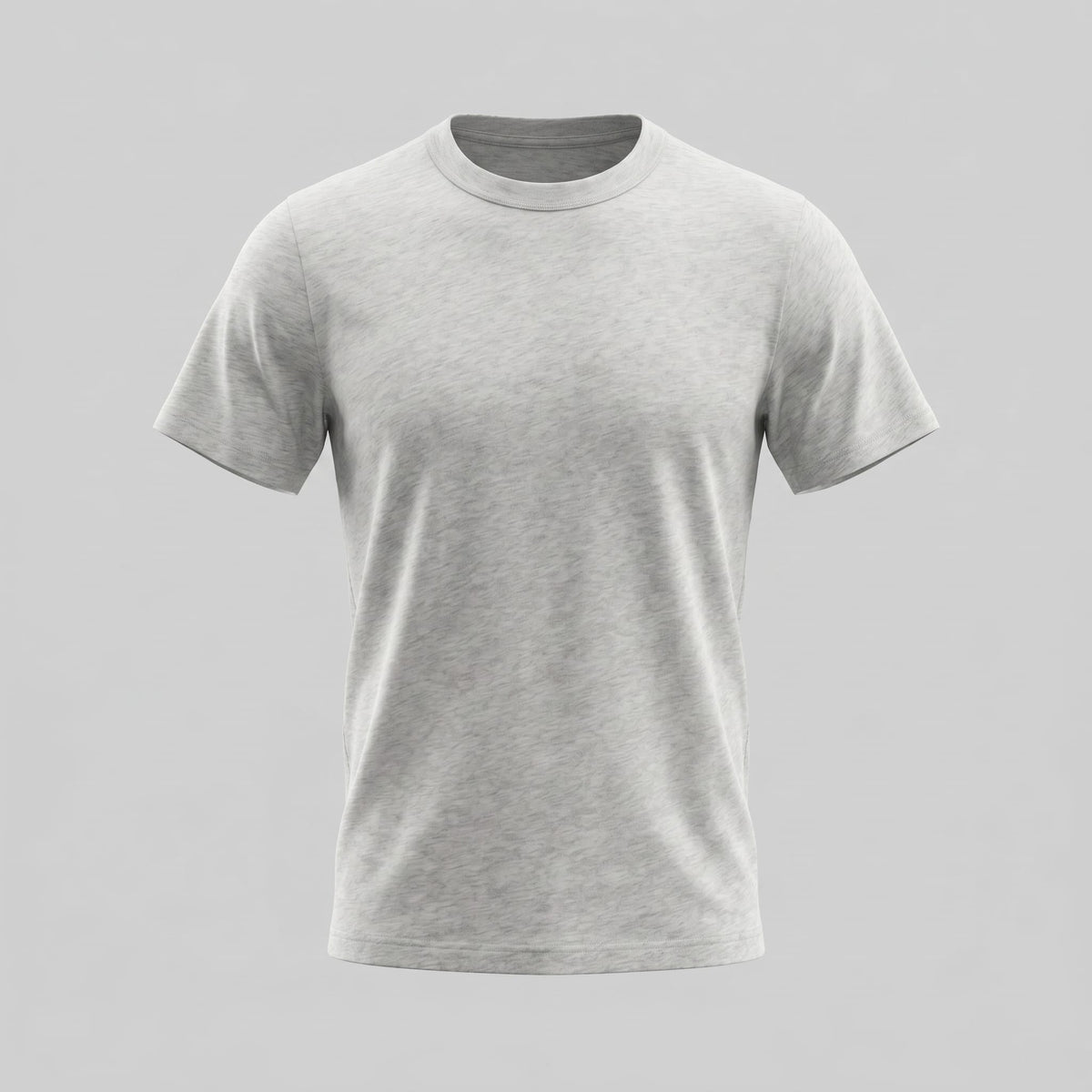 Herren Baumwollshirt in Melange-Optik | Gerhard