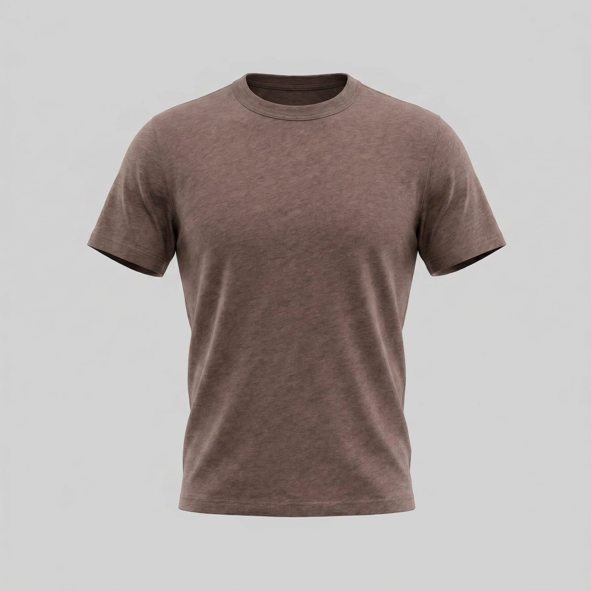 Herren Baumwollshirt in Melange-Optik | Gerhard