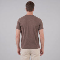 Herren Baumwollshirt in Melange-Optik | Gerhard