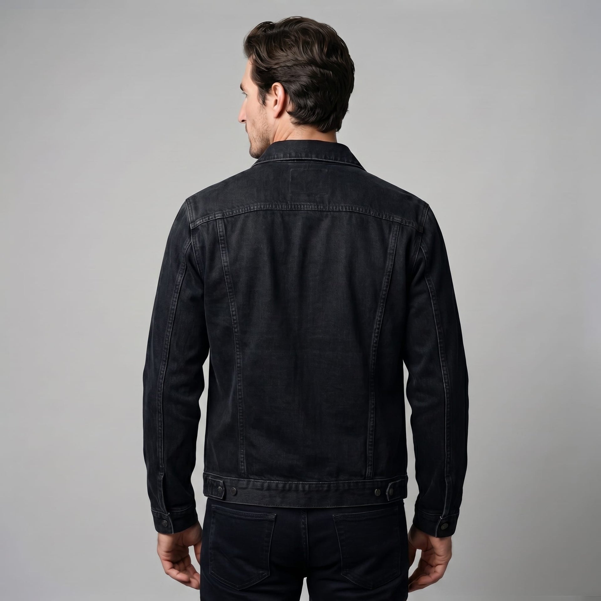 Herren Jeansjacke mit Hemdkragen Regular Fit | Theobald