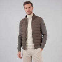 Herren Hybridjacke mit Steppfront und Stehkragen | Gotthard