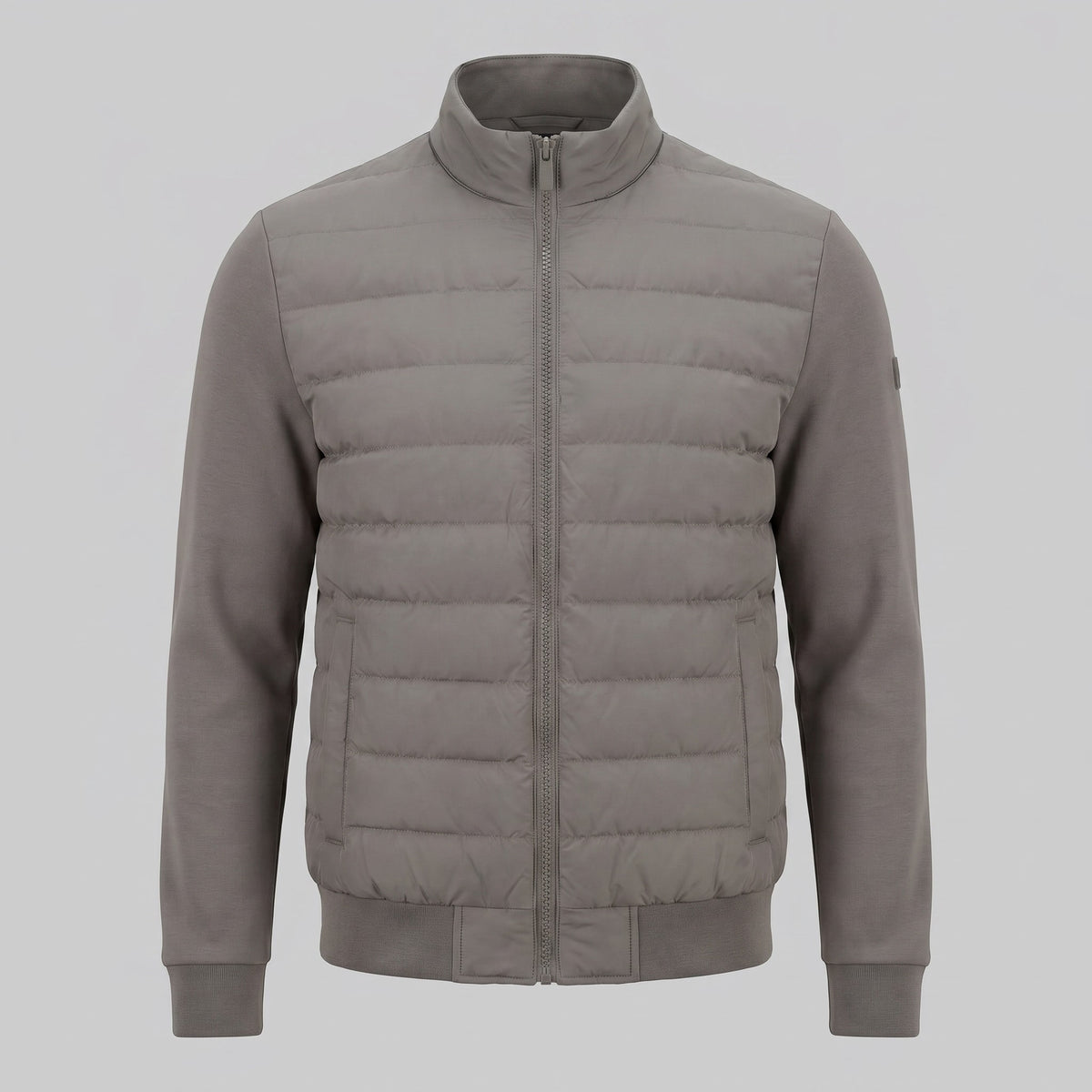 Herren Hybridjacke mit Steppfront und Stehkragen | Gotthard