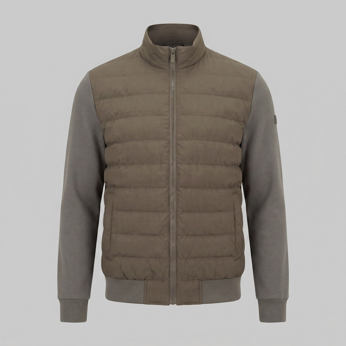 Herren Hybridjacke mit Steppfront und Stehkragen | Gotthard_2
