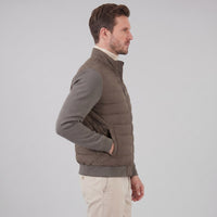 Herren Hybridjacke mit Steppfront und Stehkragen | Gotthard