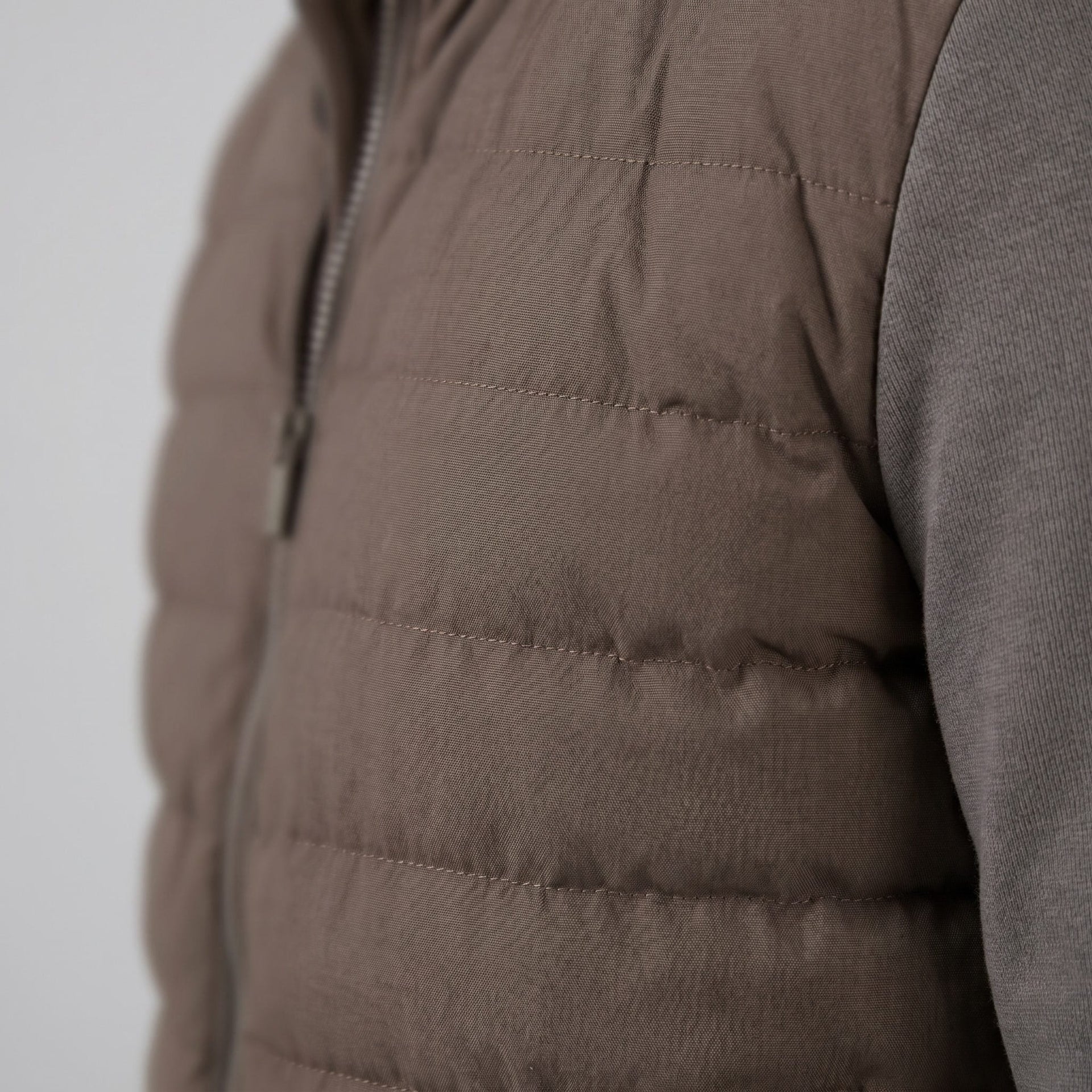 Herren Hybridjacke mit Steppfront und Stehkragen | Gotthard