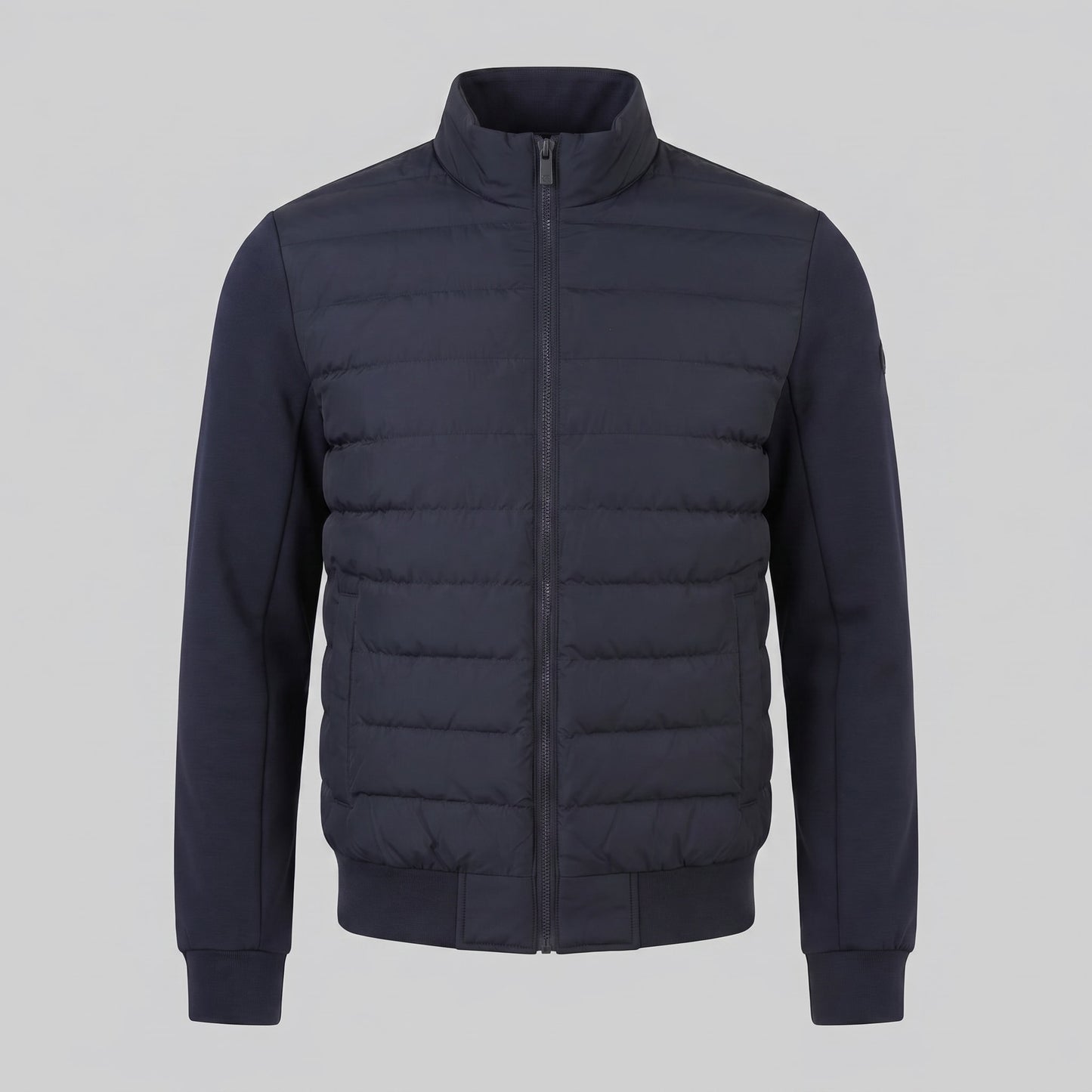 Herren Hybridjacke mit Steppfront und Stehkragen | Gotthard_6