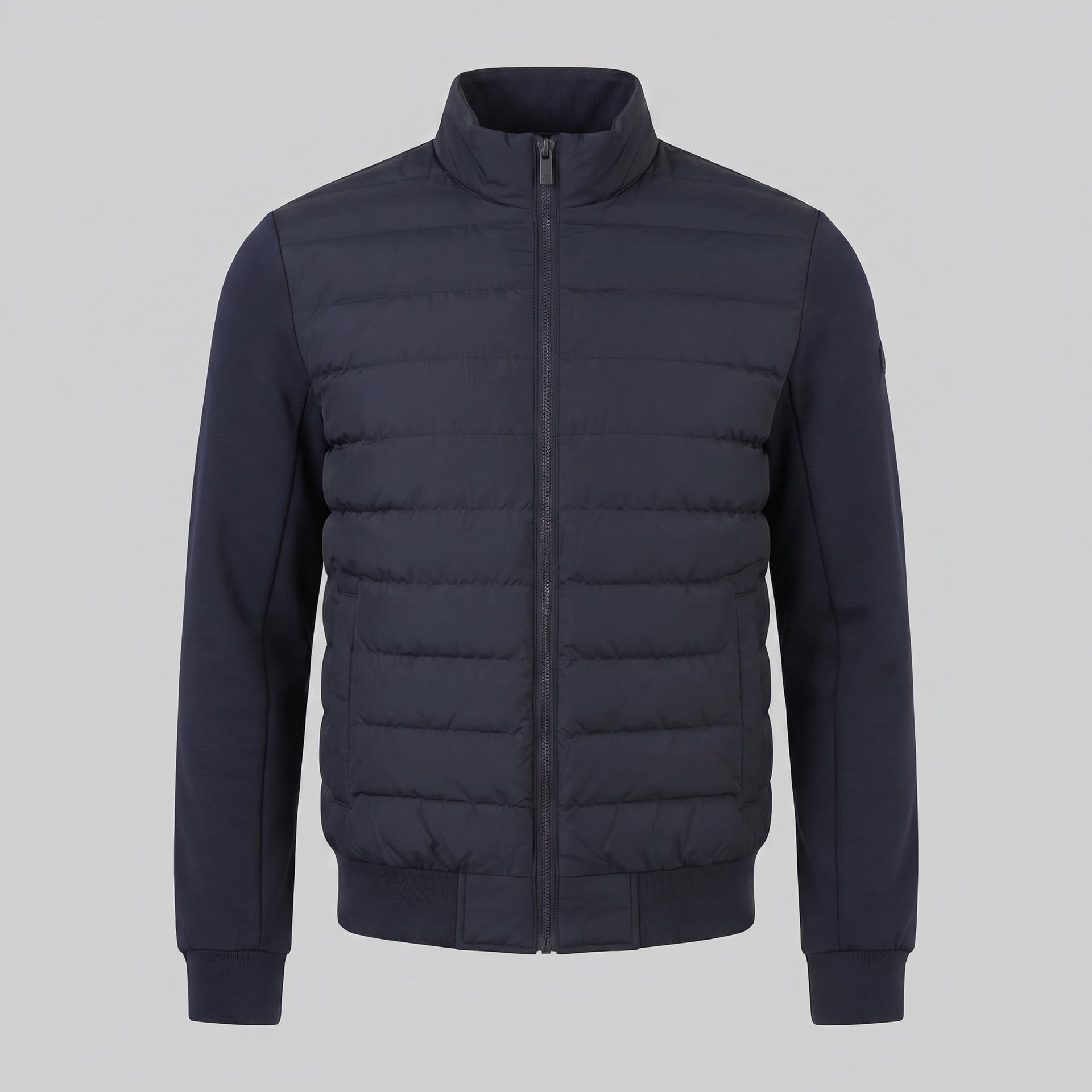 Herren Hybridjacke mit Steppfront und Stehkragen | Gotthard