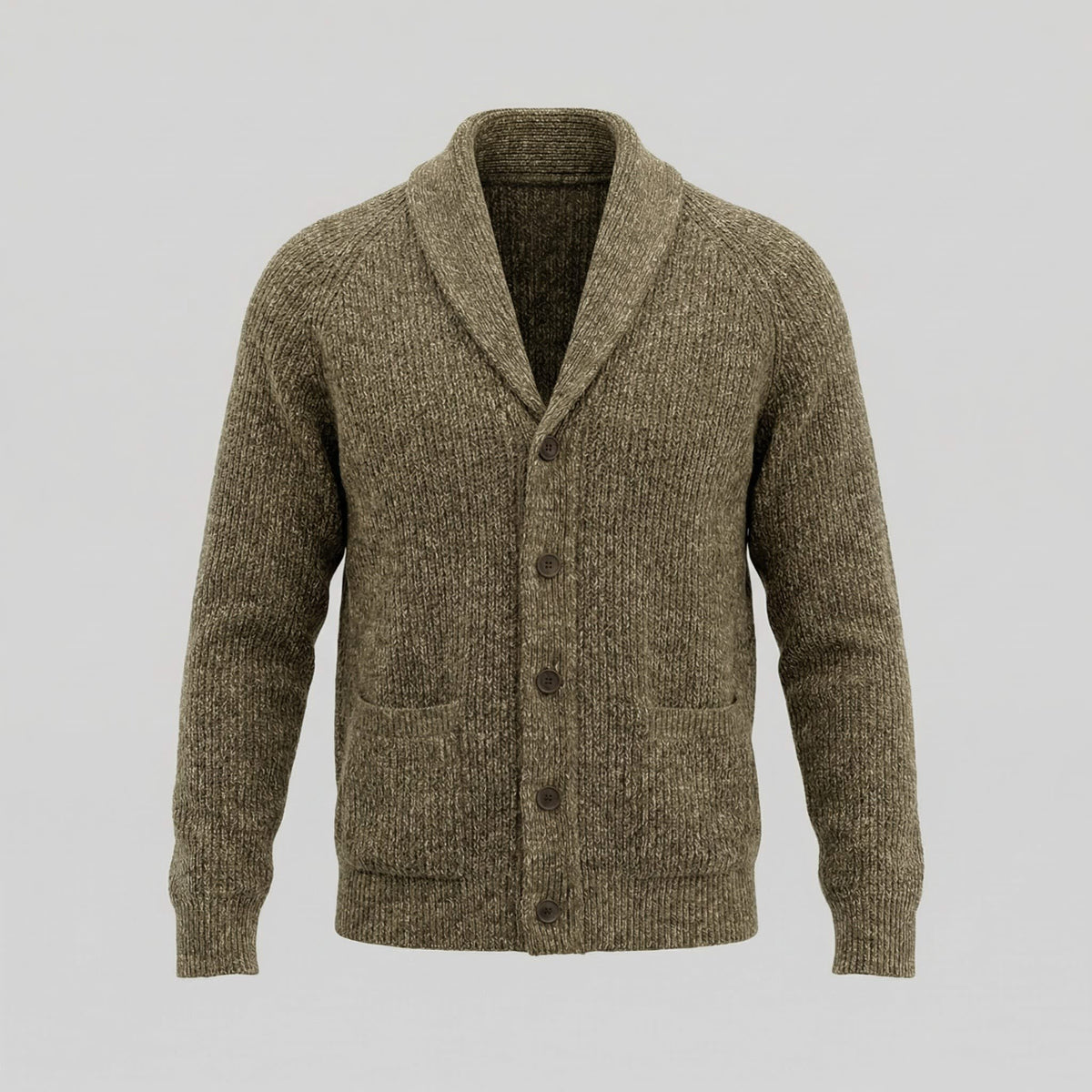 Herren Grobstrickjacke mit Schalkragen | Henrik_10