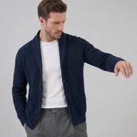 Herren Grobstrickjacke mit Schalkragen | Henrik