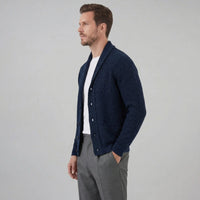 Herren Grobstrickjacke mit Schalkragen | Henrik