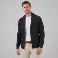 Herren Grobstrickjacke mit Schalkragen | Henrik