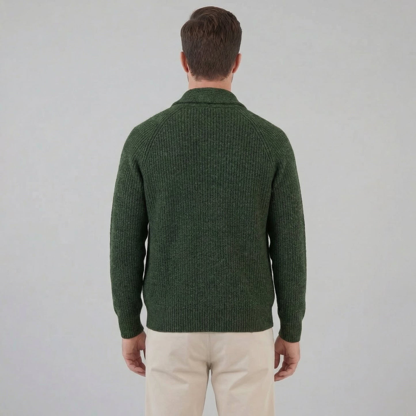 Herren Grobstrickjacke mit Schalkragen | Henrik_24