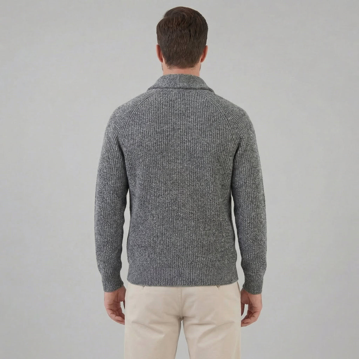 Herren Grobstrickjacke mit Schalkragen | Henrik