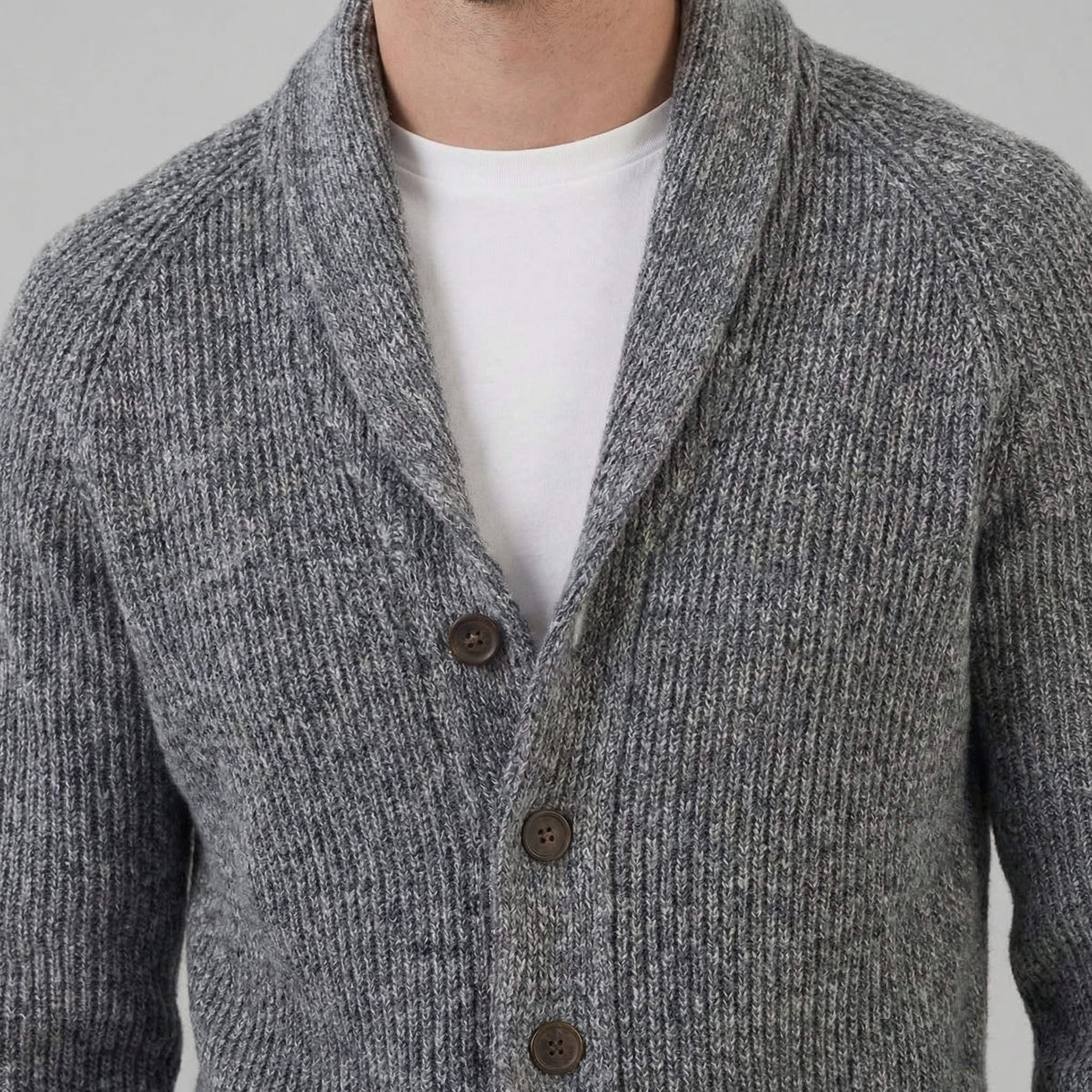 Herren Grobstrickjacke mit Schalkragen | Henrik_4
