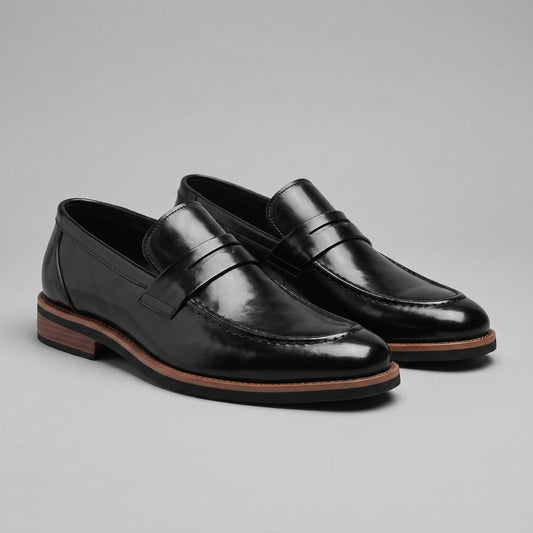 Herren Lederloafer mit Pennyriemen | Berend_1