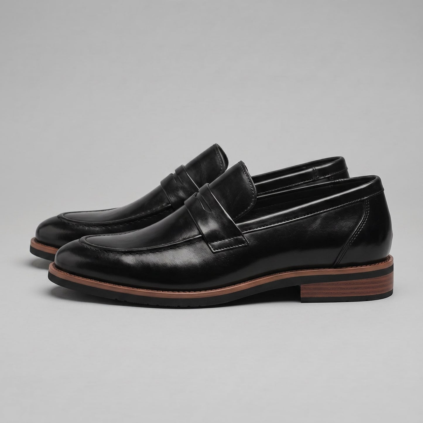 Herren Lederloafer mit Pennyriemen | Berend_2