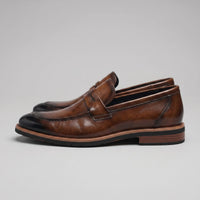Herren Lederloafer mit Pennyriemen | Berend