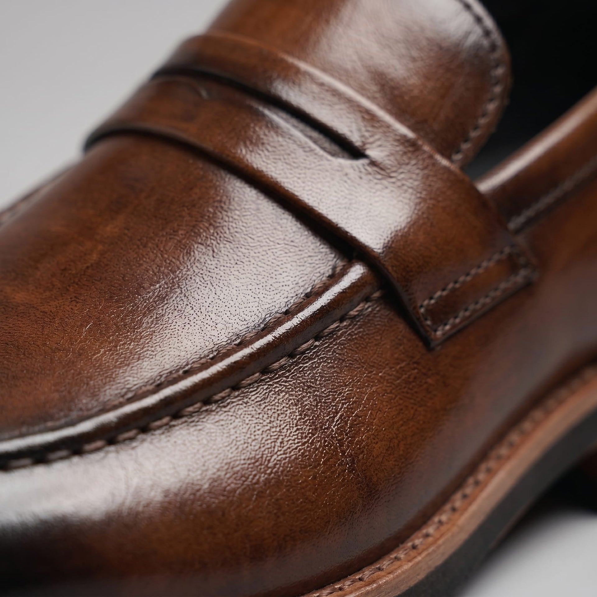 Herren Lederloafer mit Pennyriemen | Berend