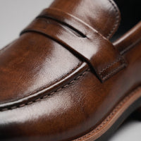 Herren Lederloafer mit Pennyriemen | Berend