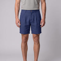 Herren Leinenshorts mit Bundfalten | Othmar