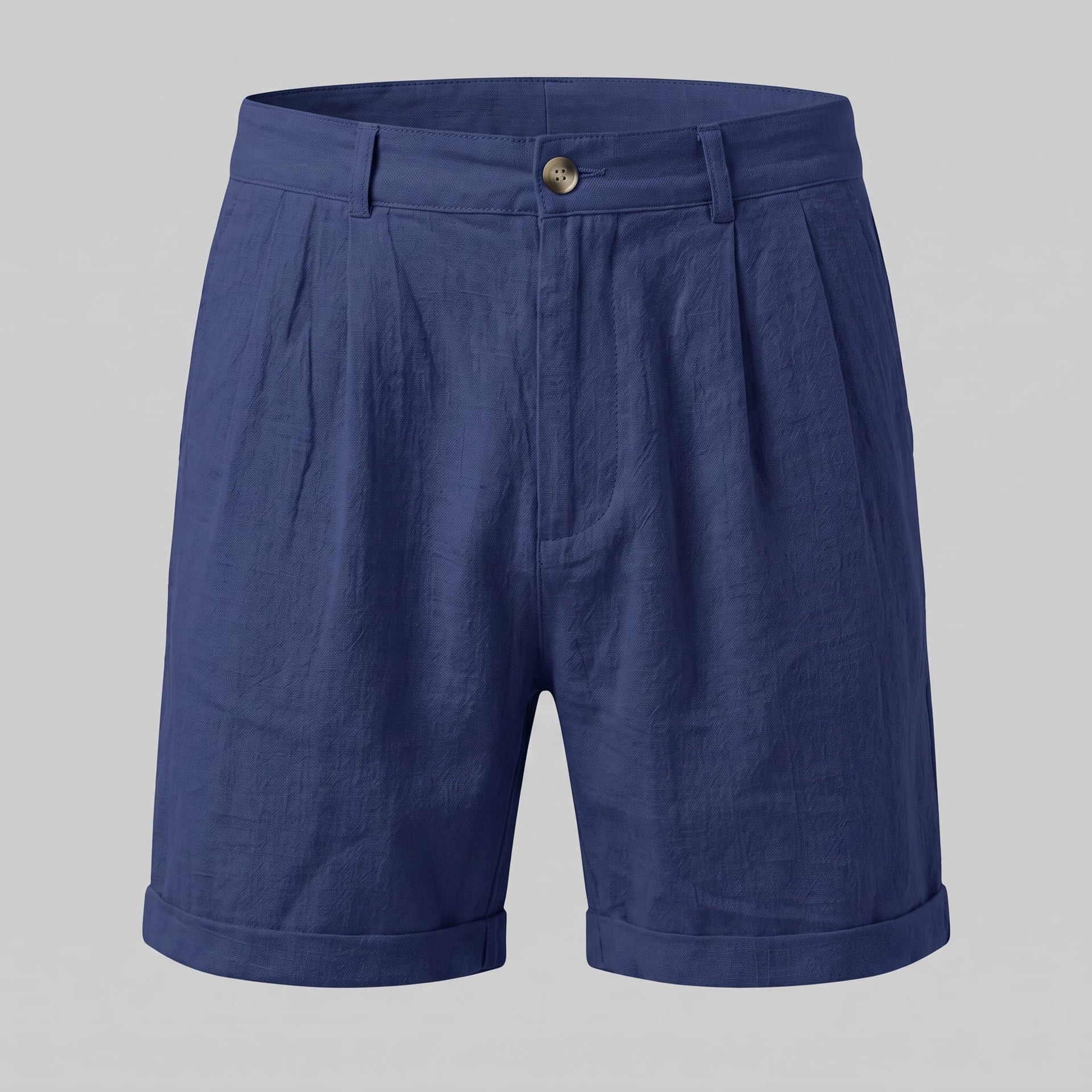 Herren Leinenshorts mit Bundfalten | Othmar