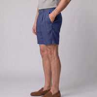 Herren Leinenshorts mit Bundfalten | Othmar