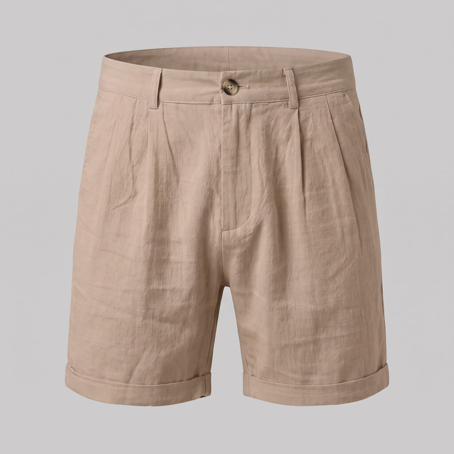 Herren Leinenshorts mit Bundfalten | Othmar