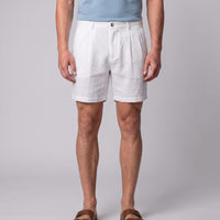 Herren Leinenshorts mit Bundfalten | Othmar