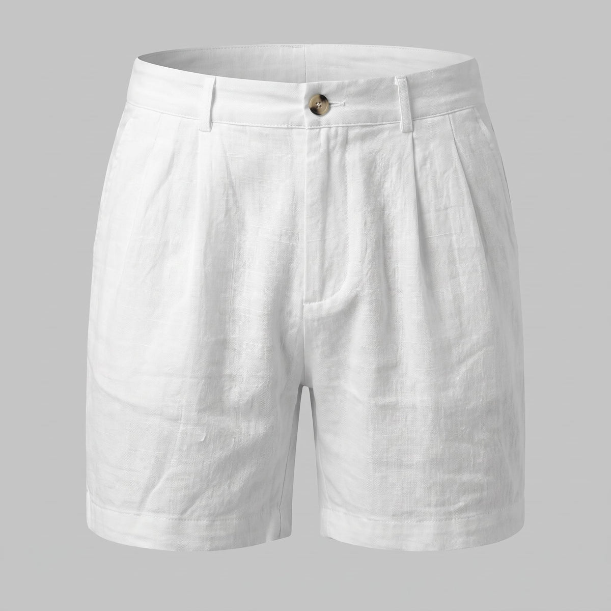 Herren Leinenshorts mit Bundfalten | Othmar