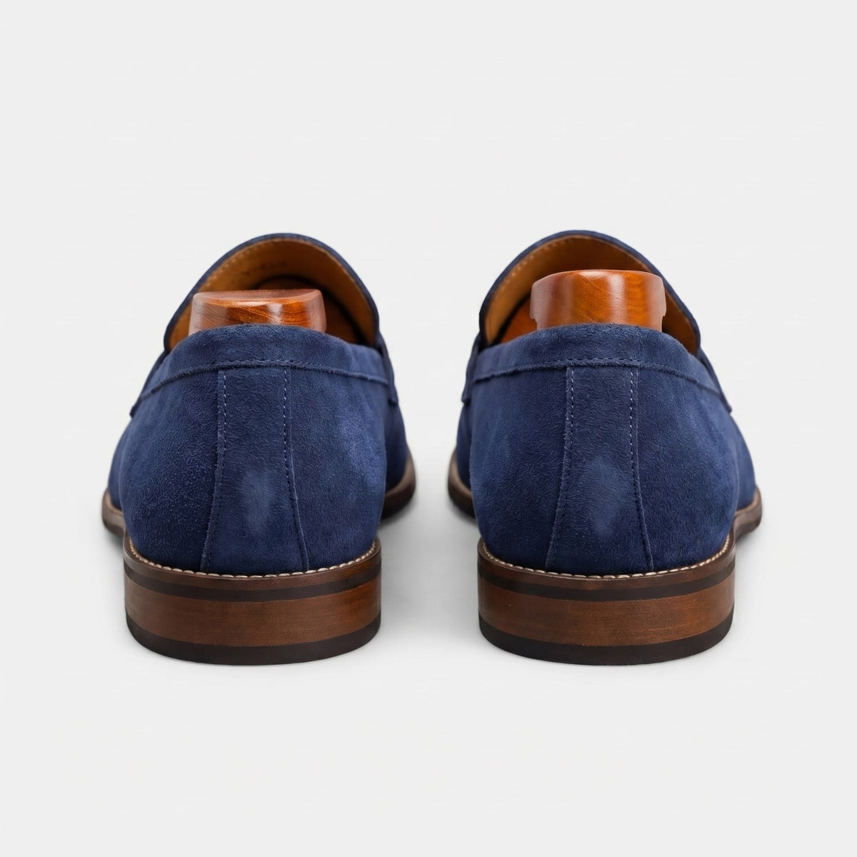 Herren Wildlederloafer mit Pennyriemen | Hasso