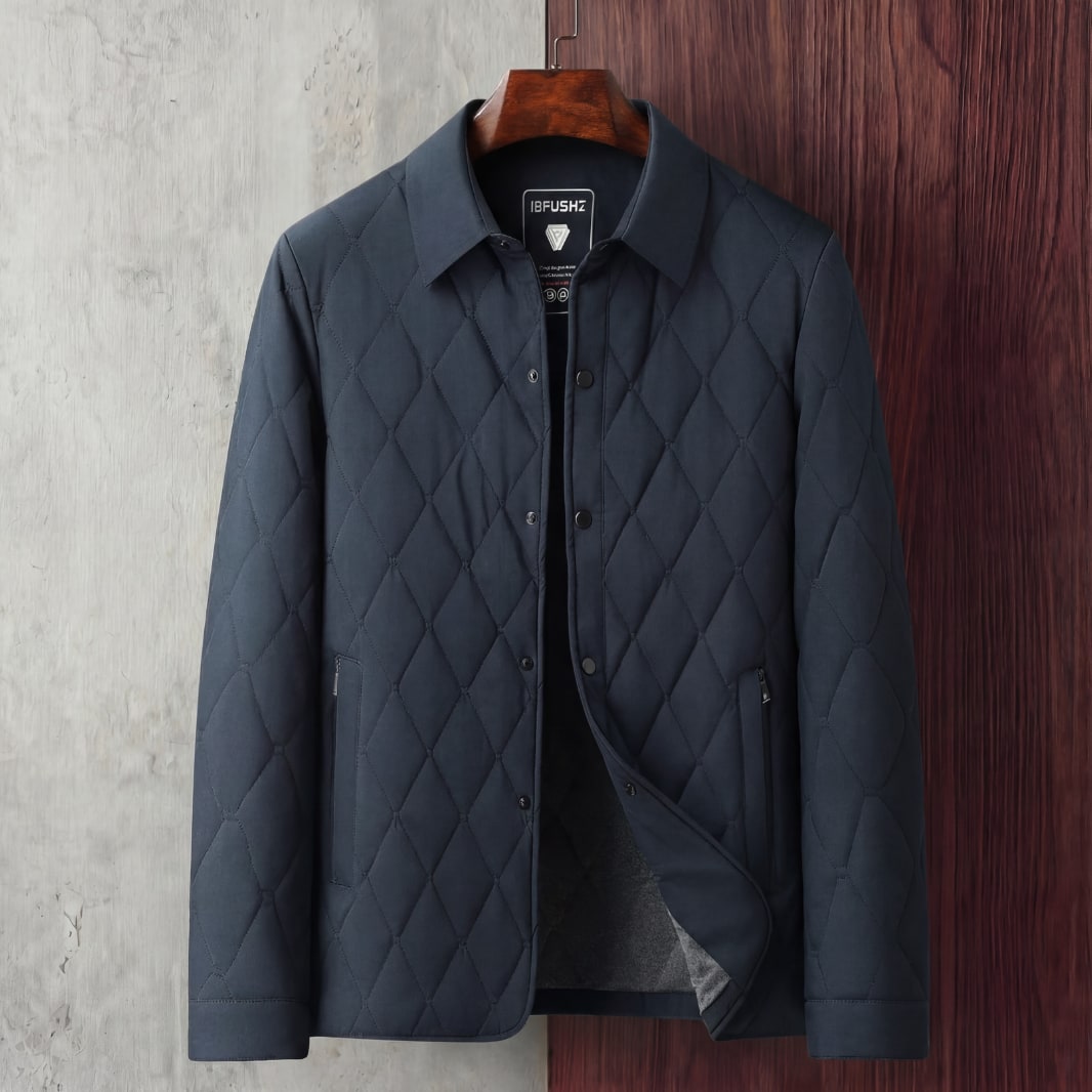 Herren Steppjacke mit Hemdkragen | Thies_2