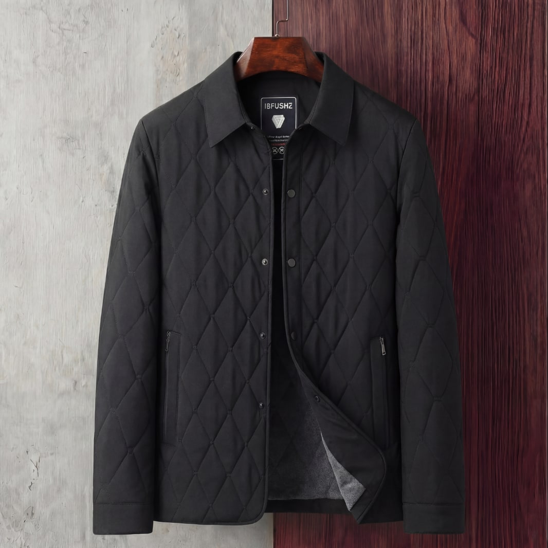 Herren Steppjacke mit Hemdkragen | Thies_3