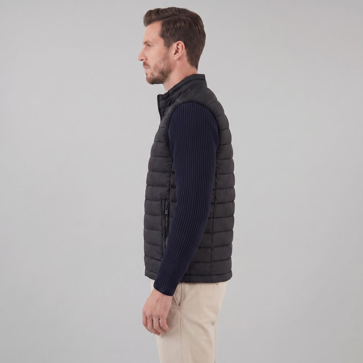 Herren Steppweste mit Stehkragen | Edwin