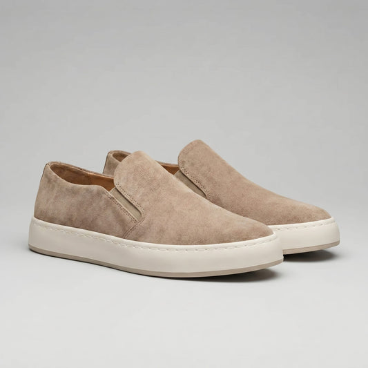 Herren Sneaker mit Gummizug in Wildlederoptik | Manuel_1