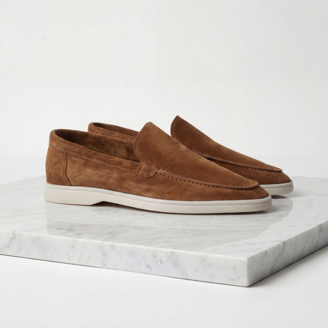 Herren Wildlederloafer mit Mokassinnaht | Bernd