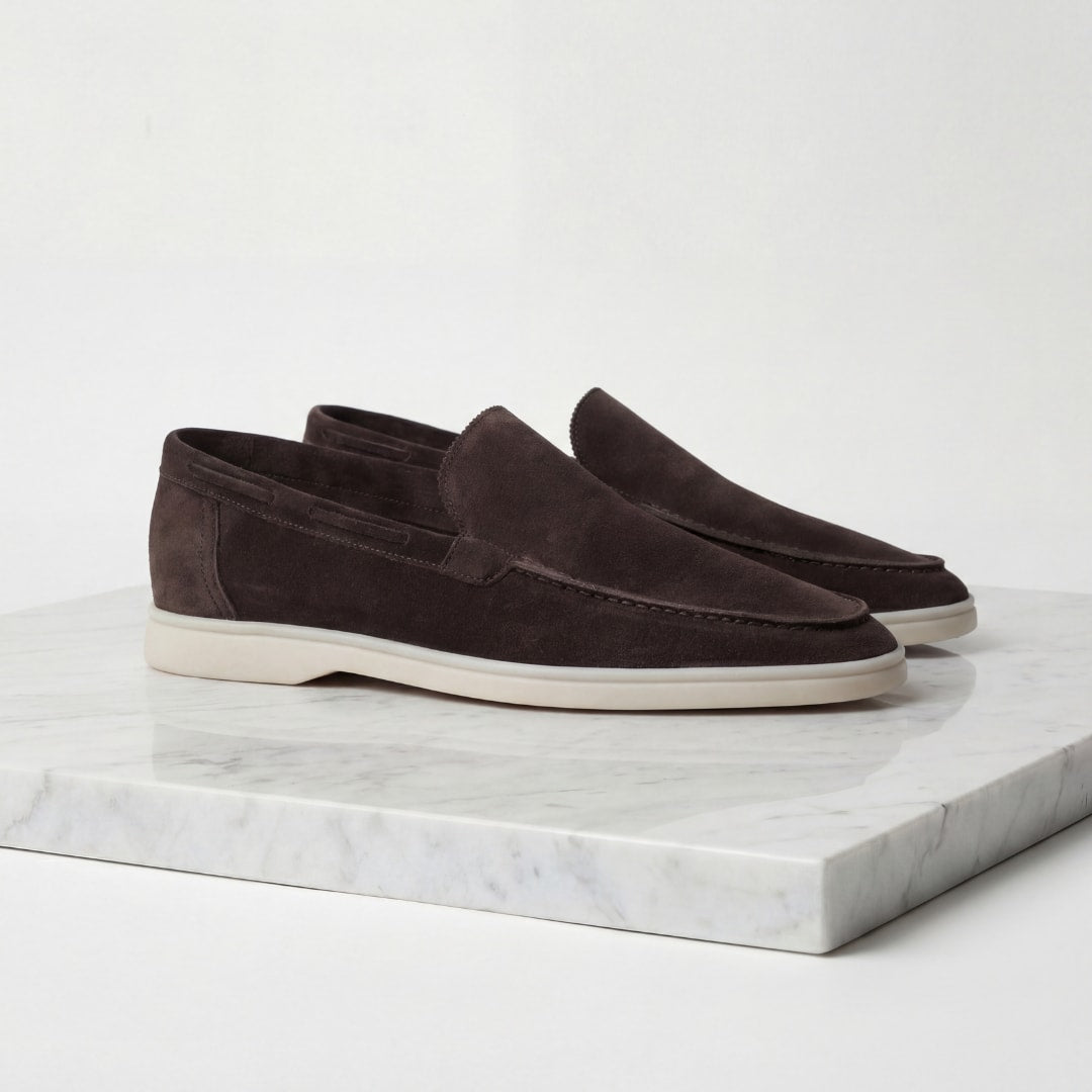 Herren Wildlederloafer mit Mokassinnaht | Bernd