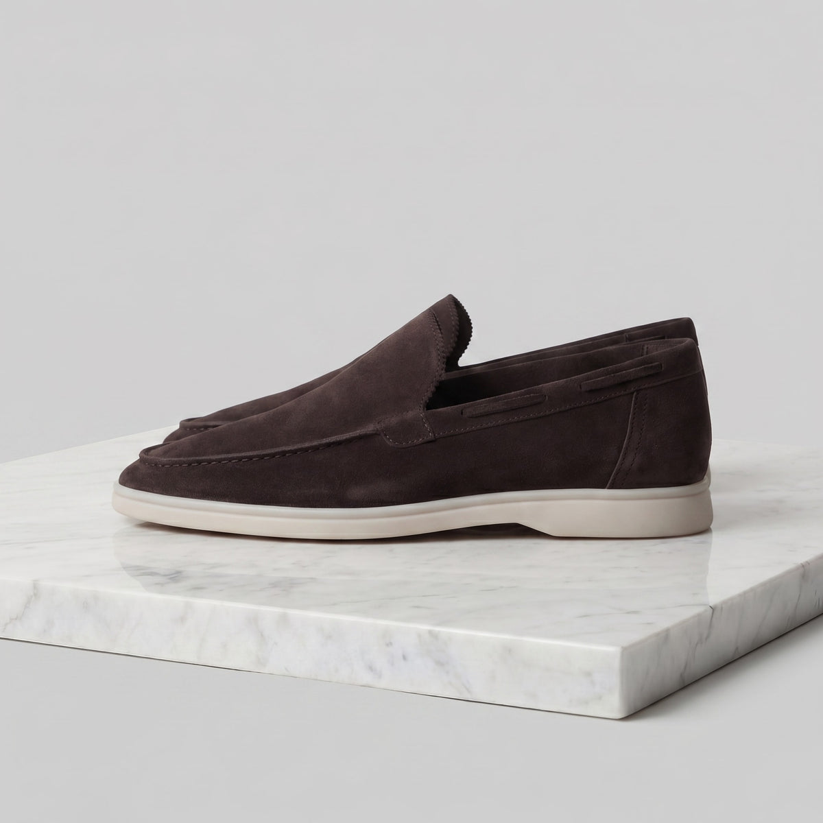 Herren Wildlederloafer mit Mokassinnaht | Bernd_19