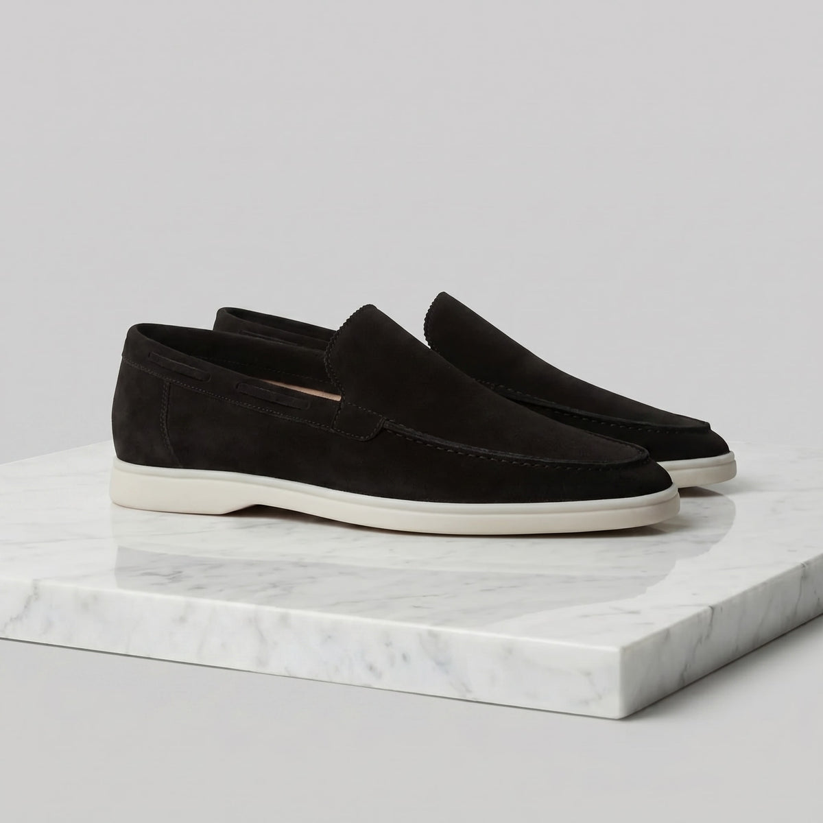 Herren Wildlederloafer mit Mokassinnaht | Bernd_21