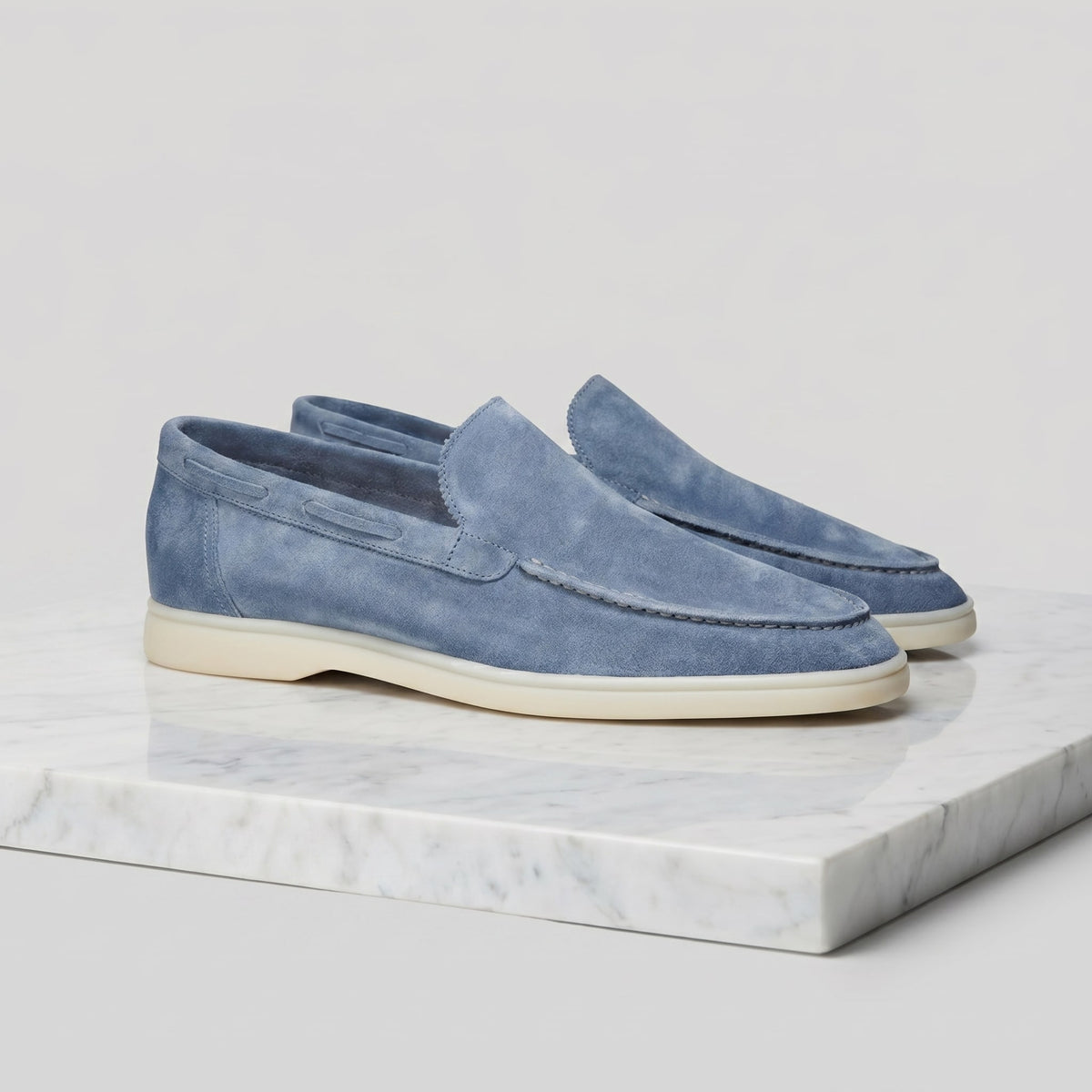 Herren Wildlederloafer mit Mokassinnaht | Bernd