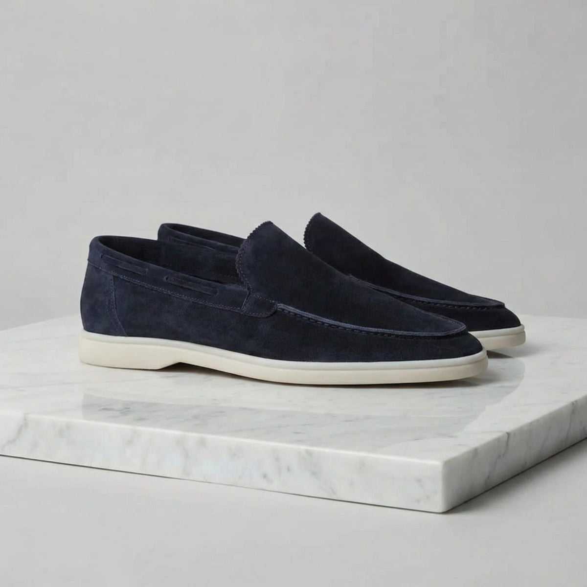 Herren Wildlederloafer mit Mokassinnaht | Bernd_29