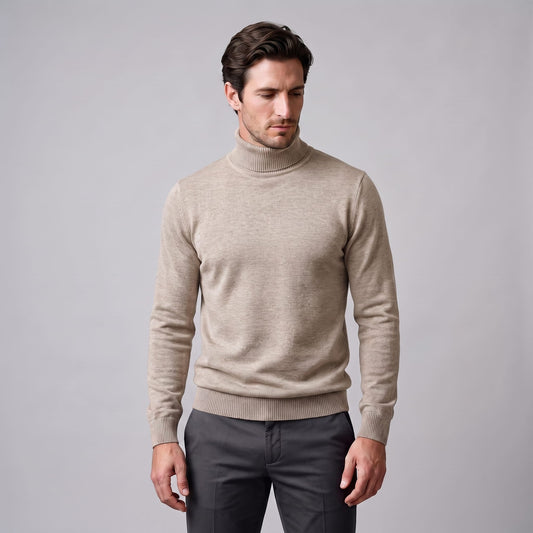 Herren Wollpullover mit Stehkragen | Severin_1