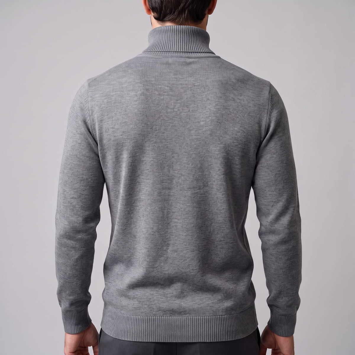 Herren Wollpullover mit Stehkragen | Severin_13