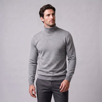 Herren Wollpullover mit Stehkragen | Severin