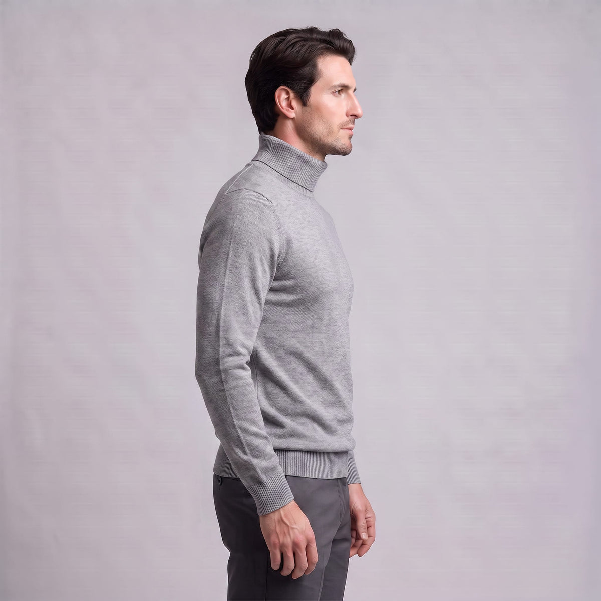 Herren Wollpullover mit Stehkragen | Severin_18